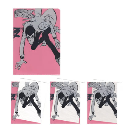 ポケットクリアファイルポスター柄