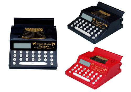タイプライター型音声電卓