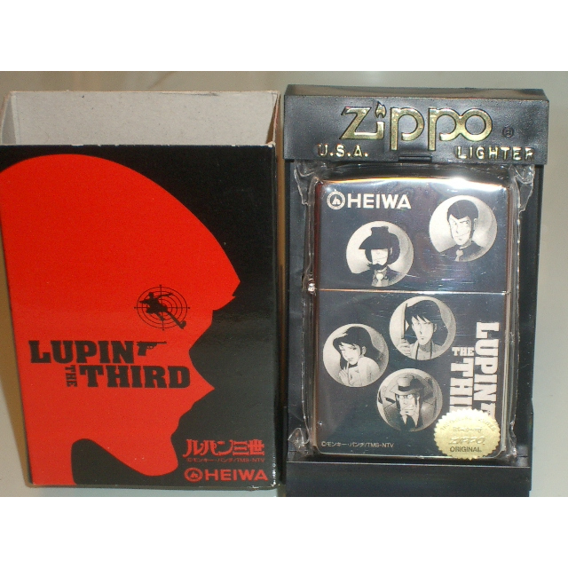 ルパン・ザ・サードオリジナルZIPPO(Ａパチンコ玉)