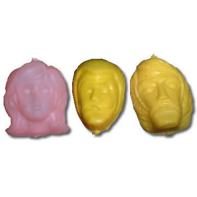 塩化ビニール人形頭部